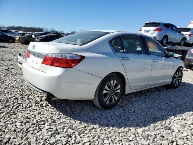 1HGCR2F38DA041817 - 2013 HONDA ACCORD LX WHITE photo 3