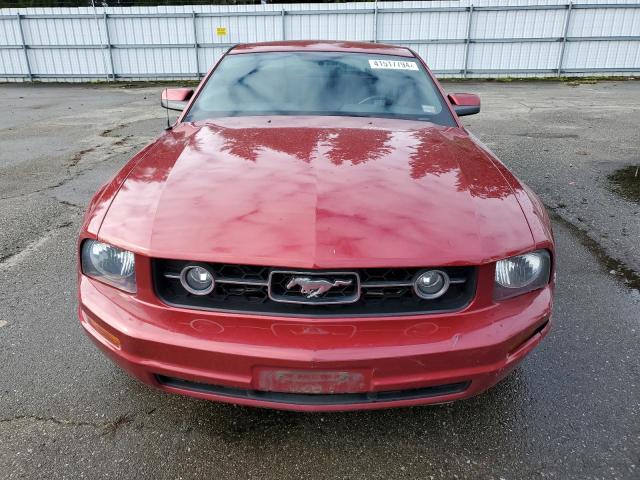 1ZVFT80N975234630 - 2007 FORD MUSTANG RED photo 5