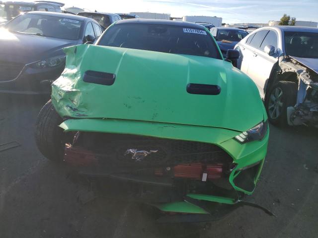 1FA6P8TH2M5148350 - 2021 FORD MUSTANG GREEN photo 5