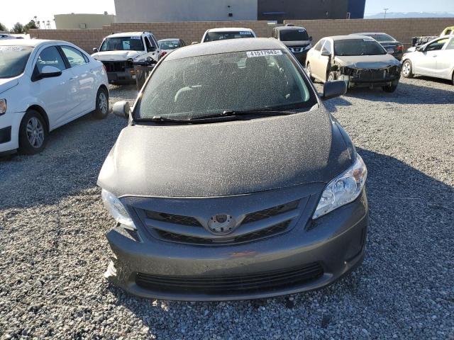 5YFBU4EE9DP108556 - 2013 TOYOTA COROLLA BASE GRAY photo 5