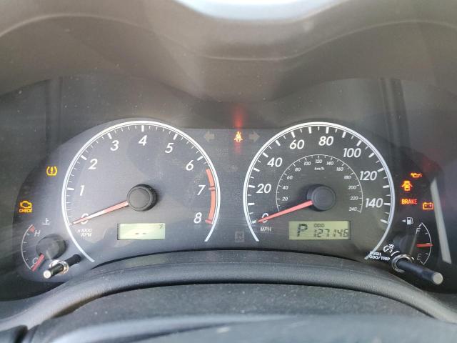 5YFBU4EE9DP108556 - 2013 TOYOTA COROLLA BASE GRAY photo 9