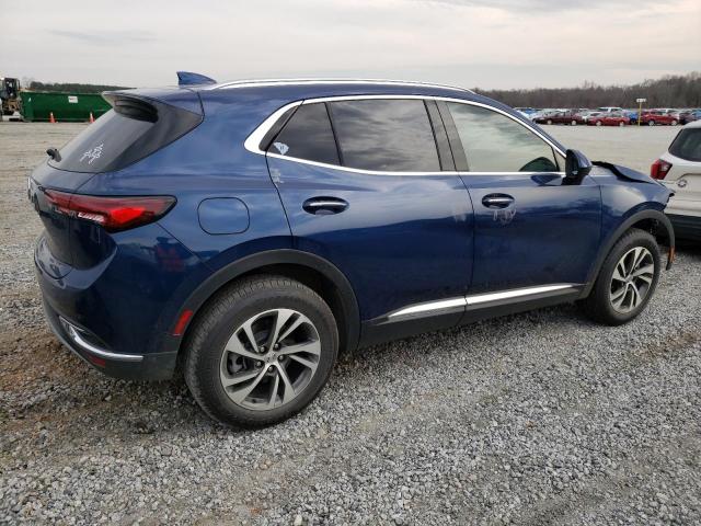 LRBFZNR48ND016982 - 2022 BUICK ENVISION ESSENCE Կապույտ լուսանկար 3