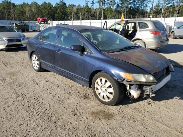 1HGFA16598L045286 - 2008 HONDA CIVIC LX BLUE photo 4