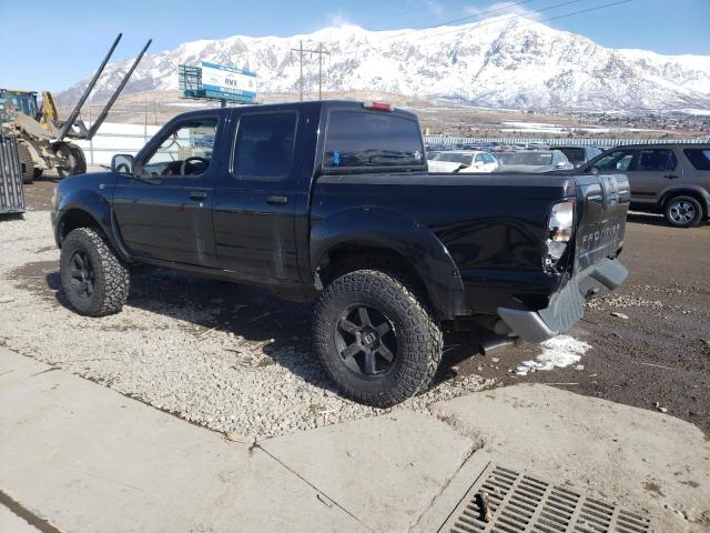 1N6ED27YX4C417886 - 2004 NISSAN FRONTIER CREW CAB XE V6 BLACK photo 2