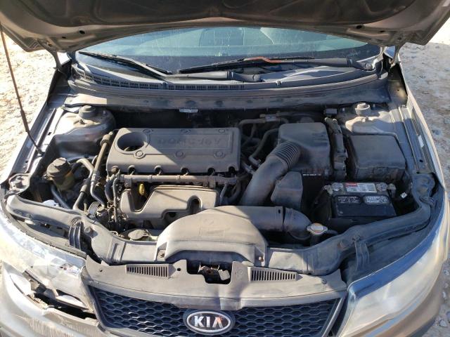 KNAFU6A28B5462035 - 2011 KIA FORTE EX GRAY photo 11