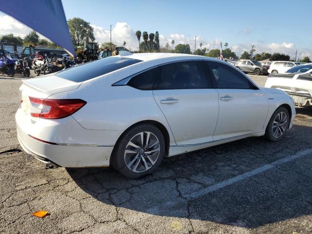 1HGCV3F93LA014920 - 2020 HONDA ACCORD TOURING HYBRID WHITE photo 3