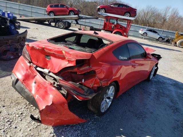 KMHHT6KJ9FU126695 - 2015 HYUNDAI GENESIS CO 3.8L RED photo 4