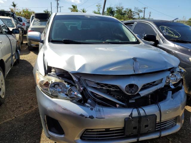 JTDBU4EE6B9158138 - 2011 TOYOTA COROLLA BASE SILVER photo 5