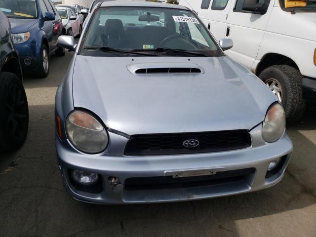 JF1GD29672G505653 - 2002 SUBARU IMPREZA WRX SILVER photo 5