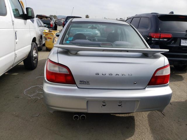 JF1GD29672G505653 - 2002 SUBARU IMPREZA WRX SILVER photo 6