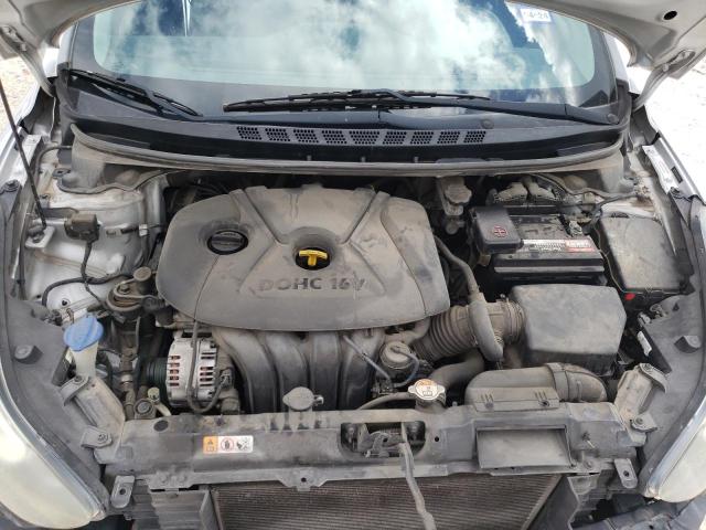 5NPDH4AE0FH647103 - 2015 HYUNDAI ELANTRA SE SILVER photo 11