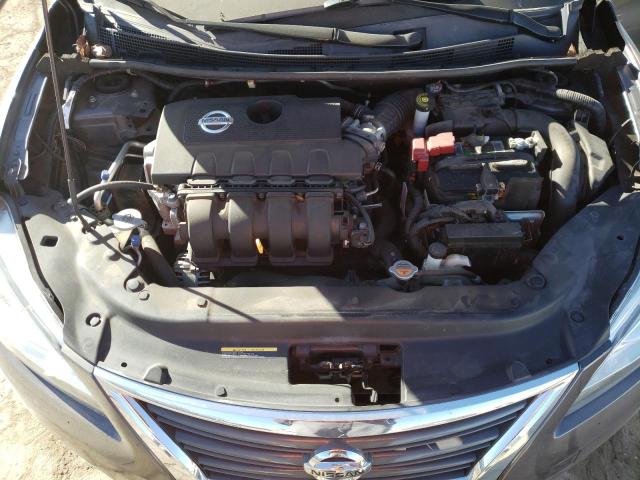 3N1AB7AP7FY226363 - 2015 NISSAN SENTRA S GRAY photo 11