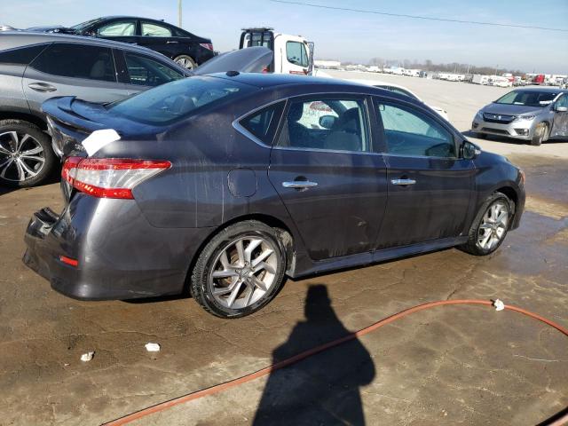 3N1AB7AP7FY226363 - 2015 NISSAN SENTRA S GRAY photo 3