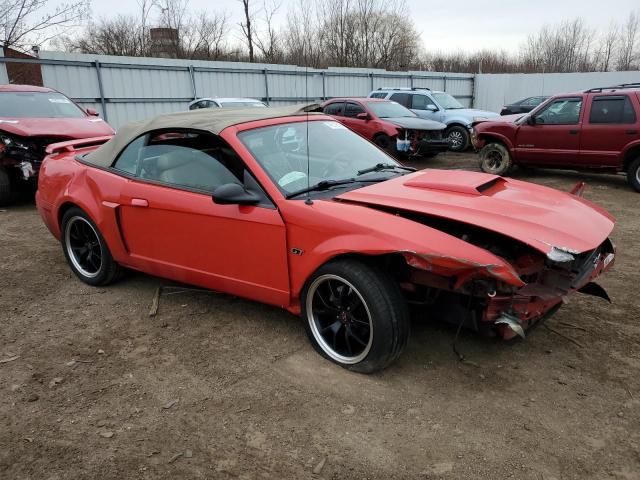 1FAFP45X92F155431 - 2002 FORD MUSTANG GT RED photo 4