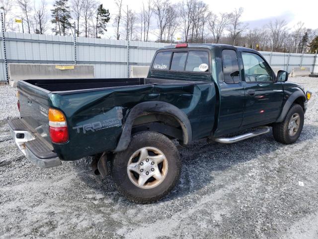 5TESN92N13Z195151 - 2003 TOYOTA TACOMA XTRACAB PRERUNNER მწვანე ფოტო 3
