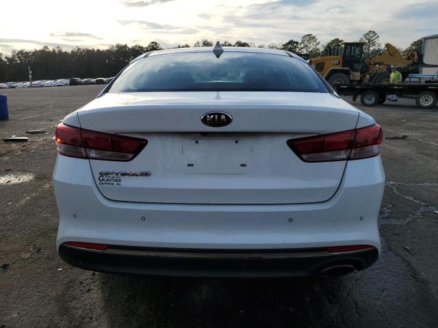 5XXGT4L30JG227966 - 2018 KIA OPTIMA LX WHITE photo 6