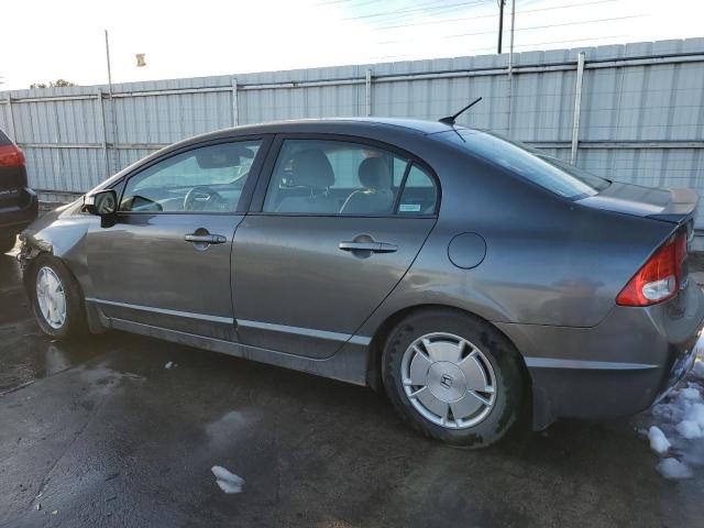 JHMFA36239S015285 - 2009 HONDA CIVIC HYBRID GRAY photo 2