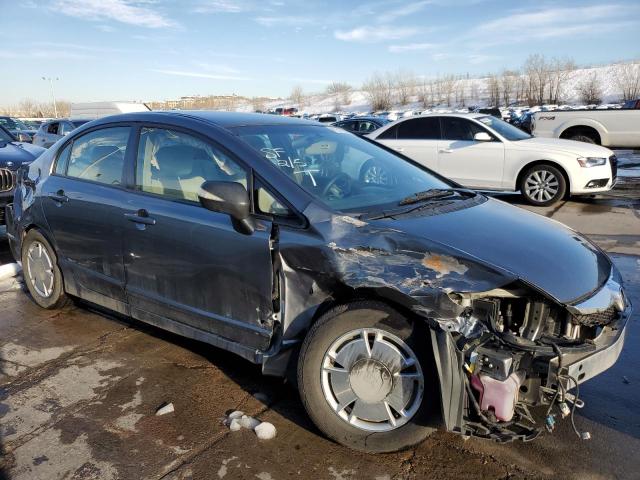 JHMFA36239S015285 - 2009 HONDA CIVIC HYBRID GRAY photo 4