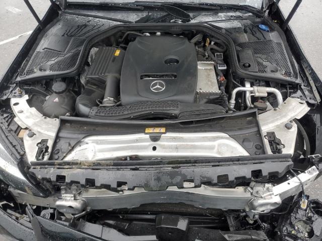 55SWF4JB5JU268222 - 2018 MERCEDES-BENZ C 300 BLACK photo 11