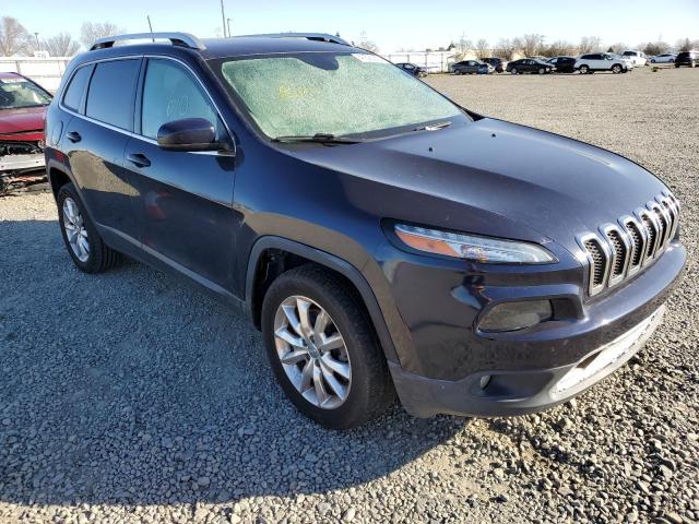 1C4PJMDB4GW213264 - 2016 JEEP CHEROKEE LIMITED BLUE photo 4