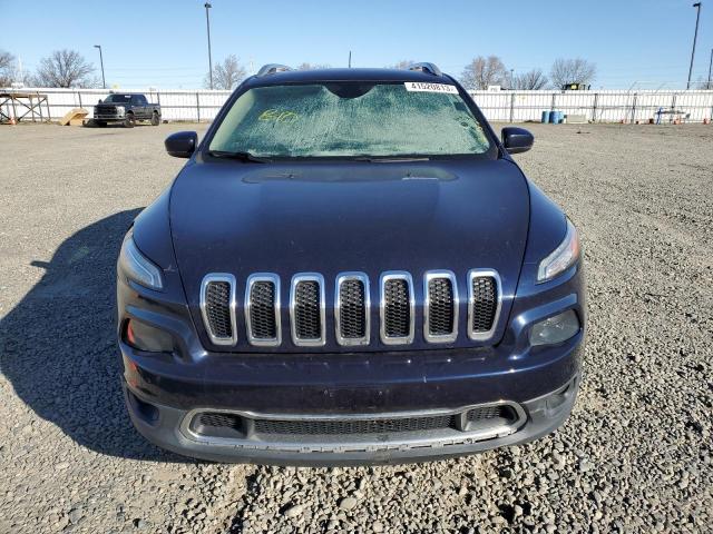 1C4PJMDB4GW213264 - 2016 JEEP CHEROKEE LIMITED BLUE photo 5