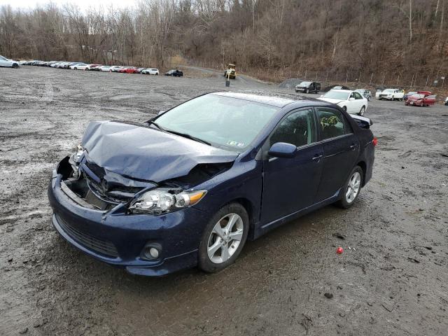 2T1BU4EE6CC894007 - 2012 TOYOTA COROLLA BASE BLUE photo 1