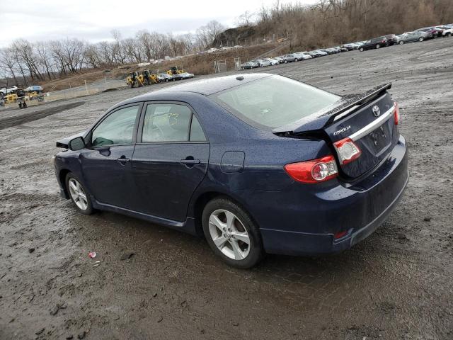 2T1BU4EE6CC894007 - 2012 TOYOTA COROLLA BASE BLUE photo 2