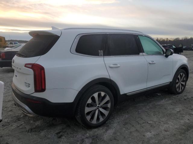 5XYP34HC1LG057608 - 2020 KIA TELLURIDE EX WHITE photo 3