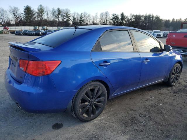 KNAFW4A34A5295968 - 2010 KIA FORTE SX BLUE photo 3