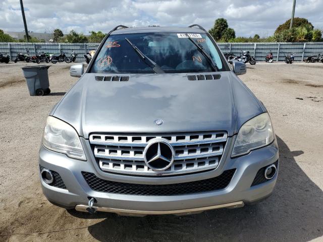 4JGBB8GB6BA725202 - 2011 MERCEDES-BENZ ML 350 4MATIC SILVER photo 5