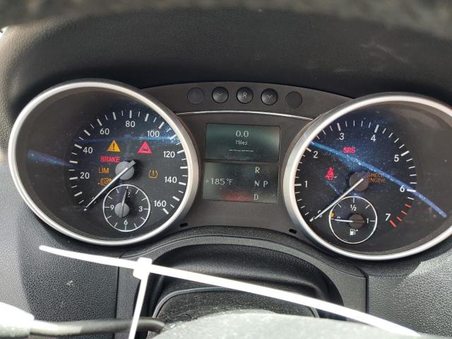 4JGBB8GB6BA725202 - 2011 MERCEDES-BENZ ML 350 4MATIC SILVER photo 9