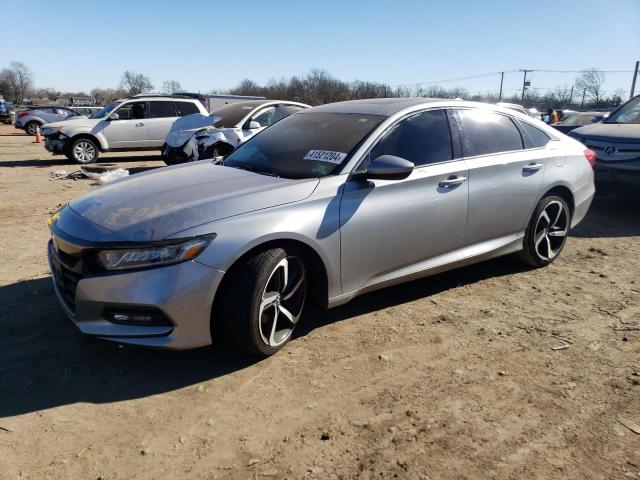 1HGCV2F38JA017279 - 2018 HONDA ACCORD SPORT SILVER photo 1