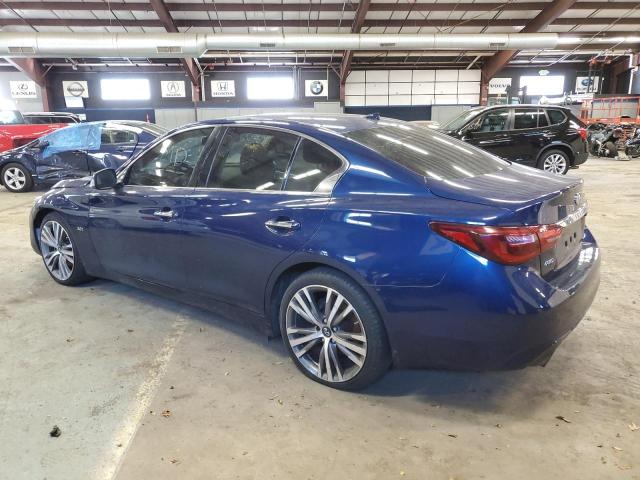 JN1EV7ARXJM440706 - 2018 INFINITI Q50 LUXE BLUE photo 2