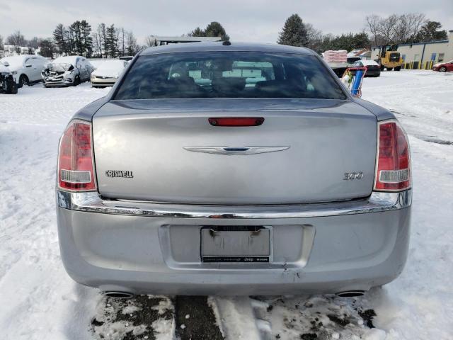 2C3CCAAGXDH735922 - 2013 CHRYSLER 300 SILVER photo 6
