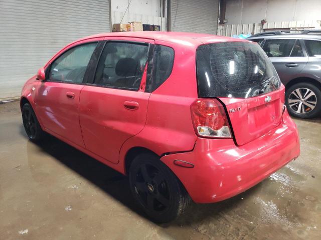 KL1TD66697B737722 - 2007 CHEVROLET AVEO BASE Qırmızı foto 2