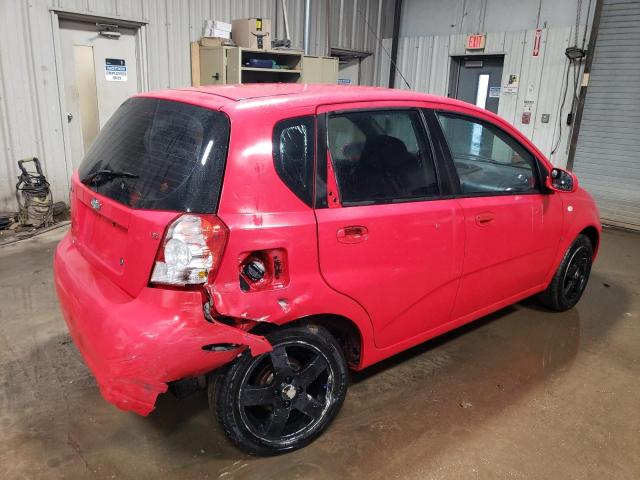 KL1TD66697B737722 - 2007 CHEVROLET AVEO BASE Qırmızı foto 3
