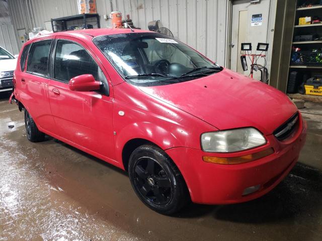 KL1TD66697B737722 - 2007 CHEVROLET AVEO BASE Qırmızı foto 4