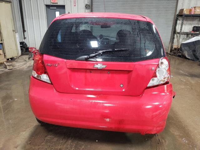KL1TD66697B737722 - 2007 CHEVROLET AVEO BASE Qırmızı foto 6