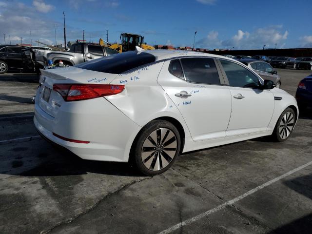 5XXGR4A60DG183371 - 2013 KIA OPTIMA SX WHITE photo 3