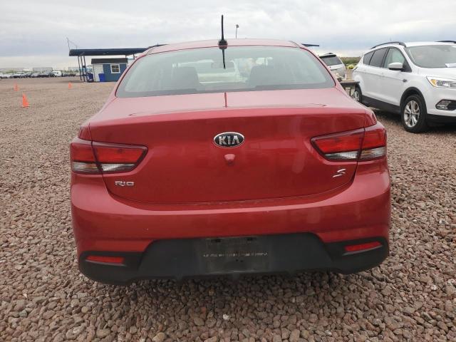 3KPA24AB0JE085680 - 2018 KIA RIO LX RED photo 6