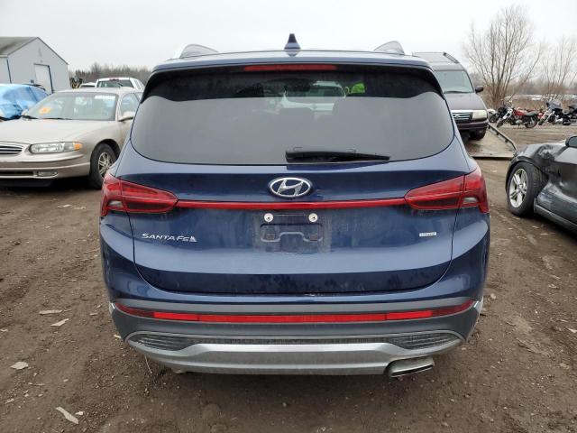 5NMS2DAJ0NH375279 - 2022 HYUNDAI SANTA FE SEL Կապույտ լուսանկար 6