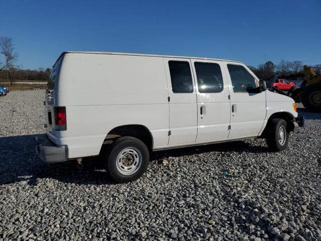 1FTRE14W76DA93680 - 2006 FORD ECONOLINE E150 VAN WHITE photo 3