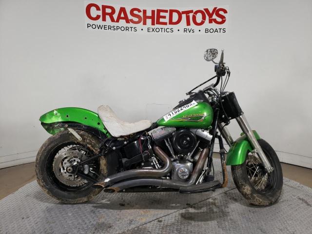 1HD1JRV1XFB022848 - 2015 HARLEY-DAVIDSON FLS SOFTAIL SLIM GREEN photo 1