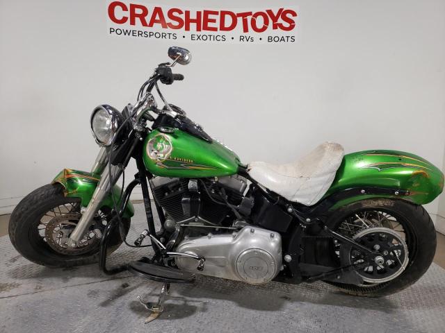 1HD1JRV1XFB022848 - 2015 HARLEY-DAVIDSON FLS SOFTAIL SLIM GREEN photo 3