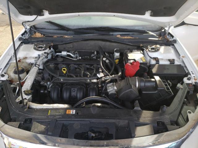 3FAHP0HA7CR209211 - 2012 FORD FUSION SE WHITE photo 11