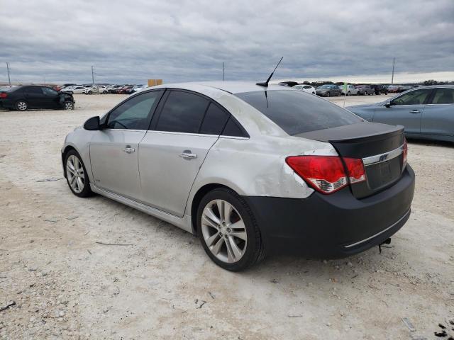 1G1PG5SB0E7261822 - 2014 CHEVROLET CRUZE LTZ SILVER photo 2