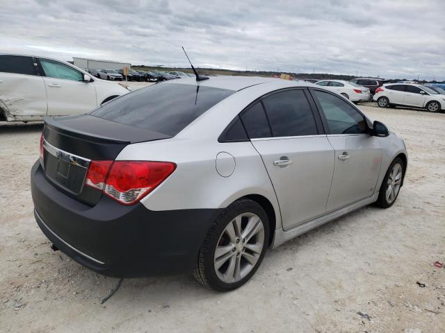 1G1PG5SB0E7261822 - 2014 CHEVROLET CRUZE LTZ SILVER photo 3