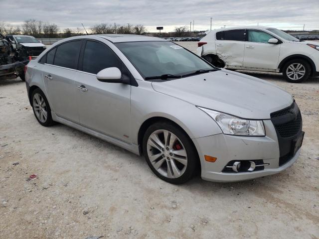 1G1PG5SB0E7261822 - 2014 CHEVROLET CRUZE LTZ SILVER photo 4