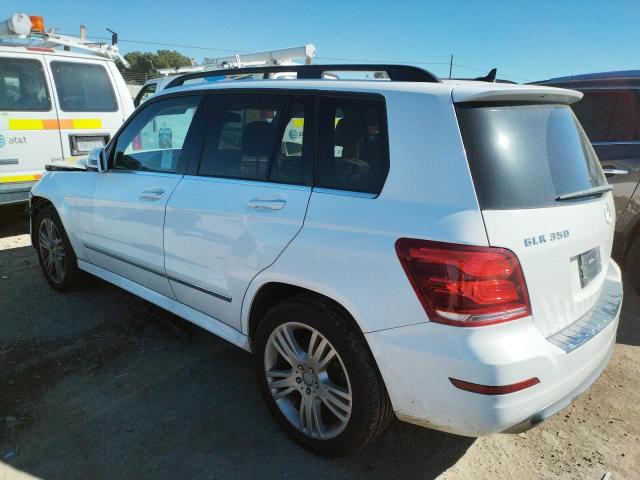 WDCGG8JB4FG435414 - 2015 MERCEDES-BENZ GLK 350 4MATIC WHITE photo 2