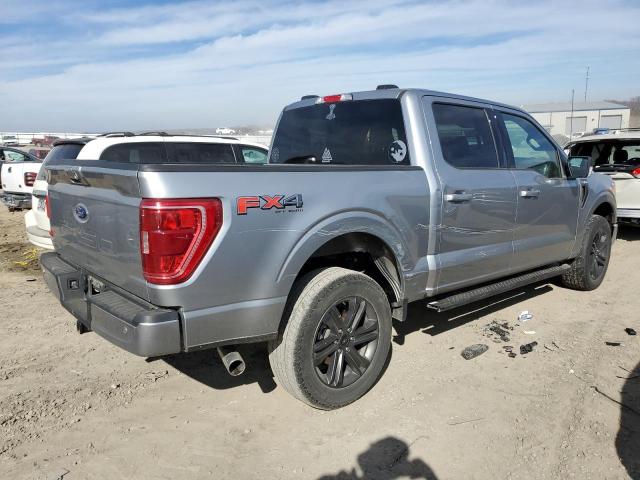 1FTFW1E53MKF12378 - 2021 FORD F150 SUPERCREW GRAY photo 3